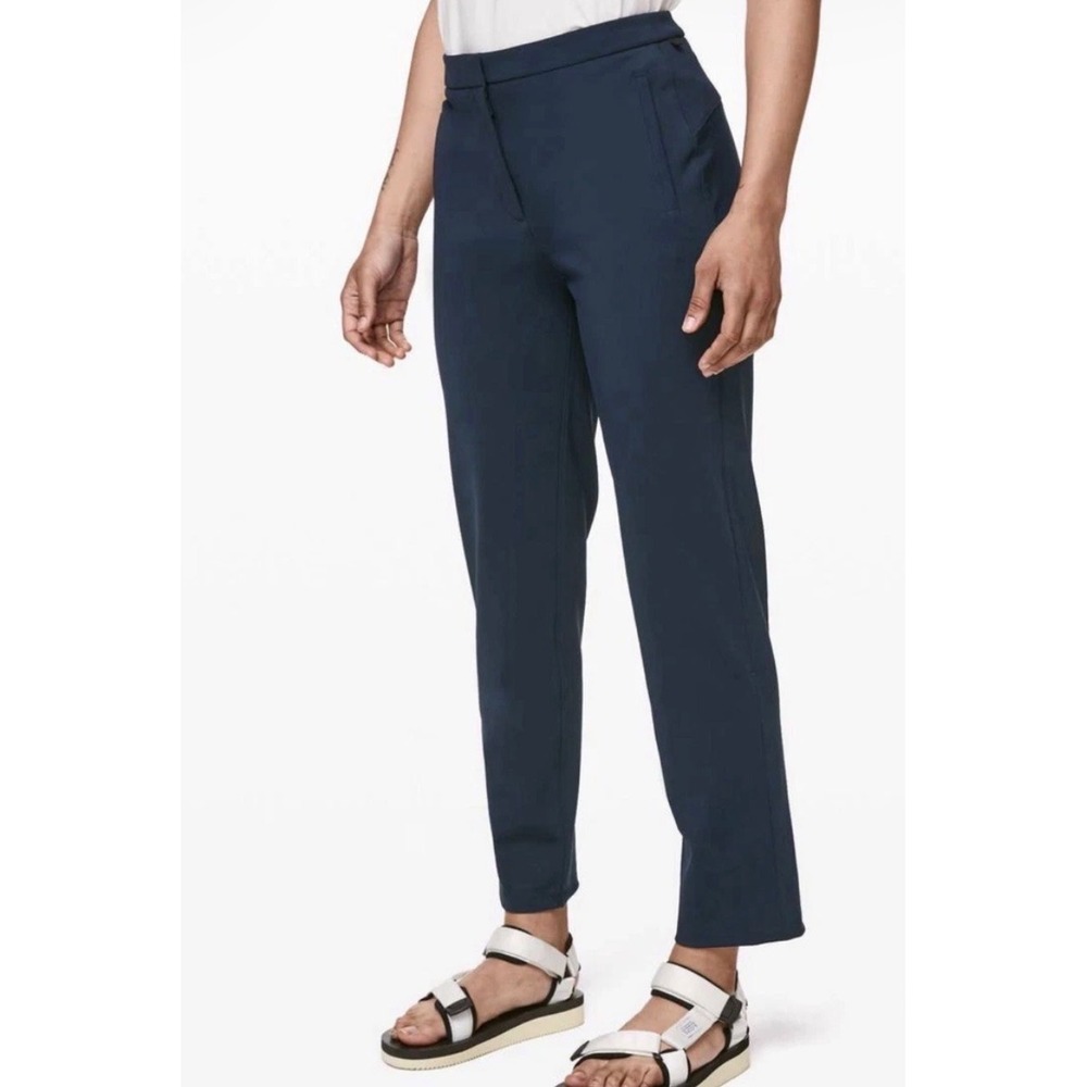 Lululemon On the Move Pant True Navy Commuter‎ Trouser Size 10 Career Teacher